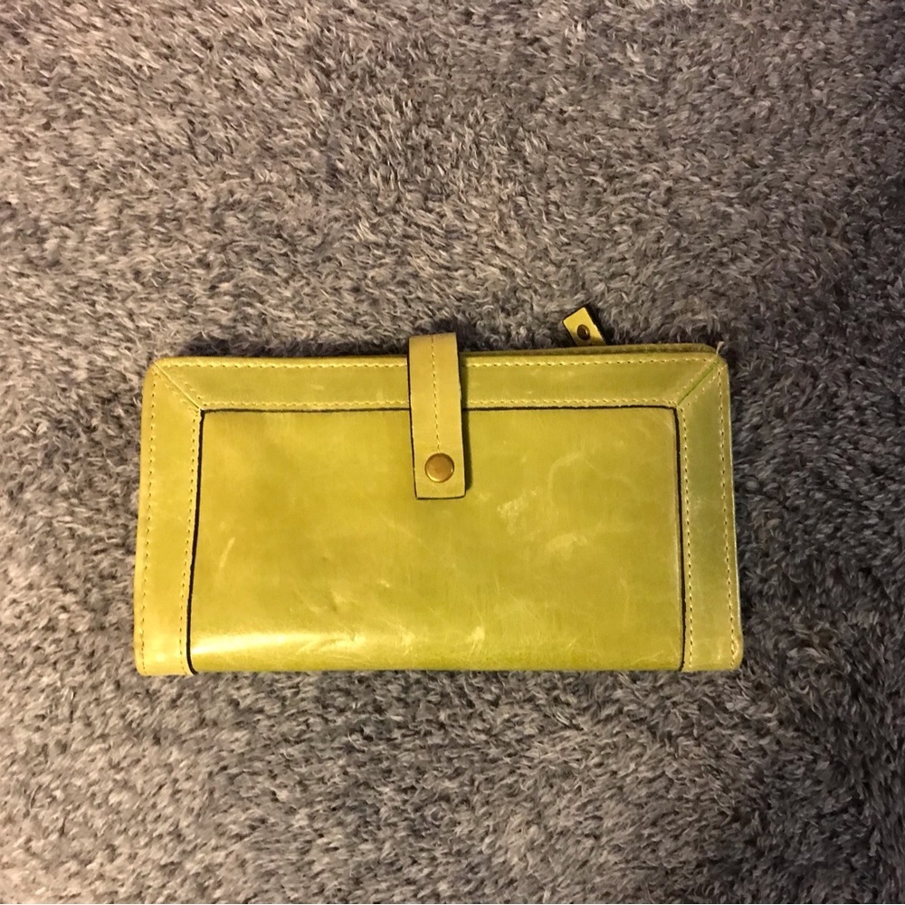 Womens Genuine Green Leather Wallet
